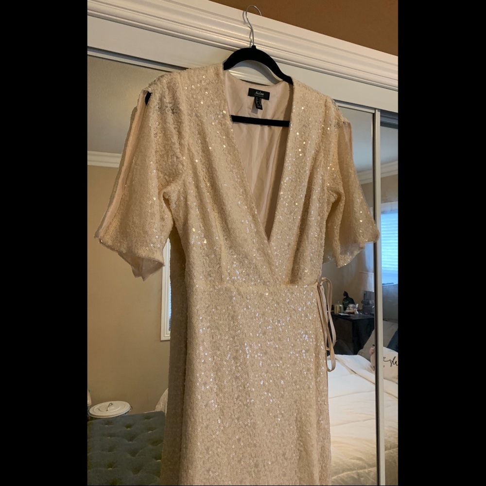 Bhldn Aidan Mattox Jordana Wrap Dress